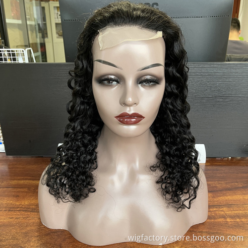 wholesale water wave wig human hair,cuticle aligned women hair wig human,cheap Brazilian lace closure human hair wig
